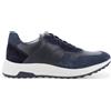 MELLUSO WALK U56034Q jeans scarpe uomo sneakers lacci pelle camoscio