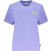 CONVERSE T-SHIRT MANICHE CORTE DONNA VIOLA TAGLIA = XS