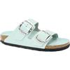 BIRKENSTOCK Arizona BIG BUCKLE 1026495 surf green shine azzurro ciabatte donna f