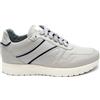 MELLUSO WALK U16268Z nuvola grigio scarpe uomo sneakers zeppa lacci pelle