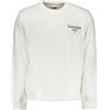 TOMMY HILFIGER FELPA SENZA ZIP UOMO BIANCO
