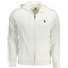 U.s. Polo Assn. Felpa Con Zip Uomo Bianco