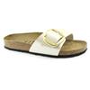 BIRKENSTOCK MADRID BIG BUCKLE 1015279 bianca graceful pearl white ciabatte donna