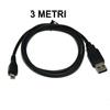 Cavo Ricarica Xbox One 3 Metri Micro USB Controller Gioca Carica Joypad PC 3m