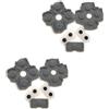 2x kit Gommini Conduttivi PS5 Ricambio Pulsanti Controller DualSense Gomma D-Pad
