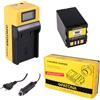 Patona Batteria Patona + caricabatteria Synchron LCD USB per Jvc GR-D250U,GR-D250US