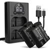 CELLONIC 2x Batteria compatibile con Nikon 1 V1, D500, D600, D610, EN-EL15 | + C