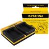 Patona Caricabatteria Patona USB dual per Sony DSC-RX100M5 (RX100 V)