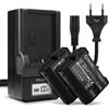 CELLONIC 2x Batteria compatibile con Nikon 1 V1, D500, D600, D610, EN-EL15 | + C