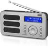 August MB225 Radio portatile DAB/DAB+/FM, doppia sveglia, timer sleep, RDS | Rad