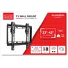 SUPERIOR Staffa TV da 23" a 42" Fissa Tilt Extra Slim Supporto Parete VESA 200x200 35 Kg