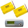 Panasonic 2x Batteria Pila di ricambio per TELEPASS TR Panasonic BR-ACF2R 6V 2200mAh