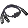 Cavo Audio Da 3 Pin XLR Maschio A Doppio 2 Jack Femmina Y Cavo Adattatore