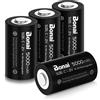 Does not apply Batterie C Ricaricabili 5000Mah Ni-Mh 1.2V Mezza Torcia HR14, Pile C Ad Alta Cap