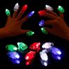 Hongu 10 Luci a Led Dita Psichedeliche anelli da DITO a batteria colorati party feste