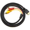 XONE Cavo HDMI Maschio 3 RCA Audio Video Componente Cavo Adattatore TV HDTV DVD 1.5Mt