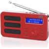 August MB225 Radio portatile DAB/DAB+/FM, doppia sveglia, timer sleep, RDS | Rad