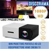 MINI PROIETTORE PORTATILE HD LED VIDEOPROIETTORE HOME CINEMA TV VGA/USB/SD/AV