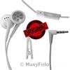 BLACKBERRY AURICOLARE ORIGINALE STEREO CUFFIE MICROFONO JACK 24529 WHITE 78E955A