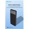 Devia Power bank completamente compatibile 22,5 W con display digitale 10000 mAh Nero