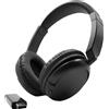 Retradeking Cuffie TV Senza Fili, Cuffie RF Over-Ear Comfort con Radio FM per Adulti e Anzia