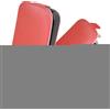 MAXY BOOK CASE NEO SLIM FLIP COVER PORTFOLIO VERTICALE PER LG OPTIMUS G2 D802 ROSSA