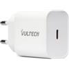 VULTECH CARICATORE DA RETE ELETTRICA USB TYPE-C 20W CC-120PDCWH