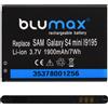 Blumax Batteria Blumax 1900mAh per Samsung Galaxy GT-i9190,GT-i9192,GT-i9195,GT-i9198