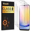 Vauki 3 Pezzi Vetro Temperato per Samsung Galaxy A25 5G, M34 5G 6,5" Pellicola P