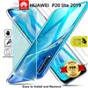 CUSTODIA per HUAWEI P20 LITE 2019 Cover TPU ESSENTIAL Pellicola VETRO Temperato