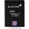 BLUE STAR BATTERIA ORIGINALE BLUE STAR 1400mAh LITIO PER SAMSUNG GALAXY Y PRO B5510