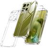 Vauki Chiaro Cover per Motorola Moto G86/G86 Power 5G con 2 Pezzi Pellicola in V