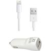 Presa cavo 8 pin 12 volt auto accendisigari USB iPhone smartphone cellulare