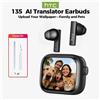 HTC NE40 Bluetooth V6.0 Earphones with AI Translator 135 Languages LCD Touch