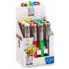 Non di marca Espositore 12 Penne 10 Colori Classic Carioca 42762