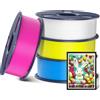 SUNLU Filamento PLA+ Lithophan CMYK 4KG, Filamento PLA Plus per Stampanti 3D 1.7