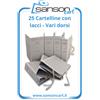 INDUSTRIAUMBRA BREFIOCART 25 FALDONI CARTELLE ARCHIVIO CON LACCI DORSO 6/8/10/12/15/20 CM