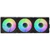 Itek 0000064462 Itek KIT 3 VENTOLE PER CASE INFINITY BLACK ITCFAK3INW12B 120X120 ARGB