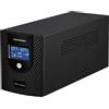 TECNONEW Gruppo di continuità UPS 1200 VA ideale per videosorveglianza TV LED PC DVR