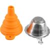 Tazza Con Filtro In Resina In Metallo Per Stampante 3D + Imbuto In Silicone