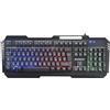 TASTIERA GAMING CON FILO RETROILLUMINATA RGB LAYOUT ITALIANO USB PER PC NOTEBOOK