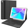 Earto Custodia con Tastiera Touchpad per iPad 9 8 7 Generazione Air 3 Pro 10.5