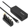 VulTech Alimentatore per notebook universale VULTECH AU-70W NERO con 6 connettori