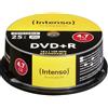 Intenso DVD+R 4.7GB 16X SPINDLE PRINTAB.25P