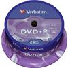 Verbatim Spindle 25 Dvd+R 4 7Gb 16X C.25 Xx