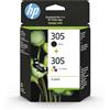 HP Cartucce Originali HP 305 Nero e Colore Per Stampanti HP DeskJet 2720