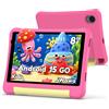 ALLDOCUBE Kido Tablet Per Bambini 8 Pollici Android 15 Go 32GB ROM Rosa