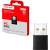Mercusys TP-Link MA20NB Adattatore WiFi USB AC650Mbps con Bluetooth 5.0, Nano Ch