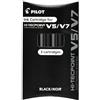 Pilot Refill Hi Tecpoint V5/V7 Ricaricabile Begreen Nero Pilot Confezione 12 pezzi