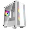DeepCool CC360 WH ARGB Mini Tower Bianco (DeepCool CC360 ARGB WH, White, Mini To